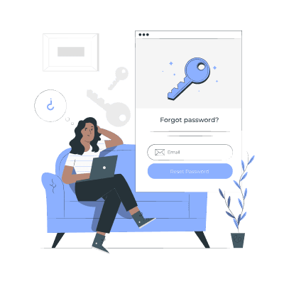 Forgot password illustration